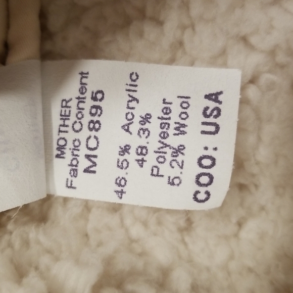 💕MOTHER💕 The Puffer Robe Sweater Jacket Textured Knit Sherpa Warm Bodies NWOT - Picture 16 of 16